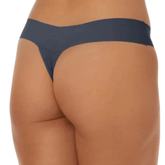 Hanky Panky Thong Blue Natural Rise Small NWT - Picture 2 of 9